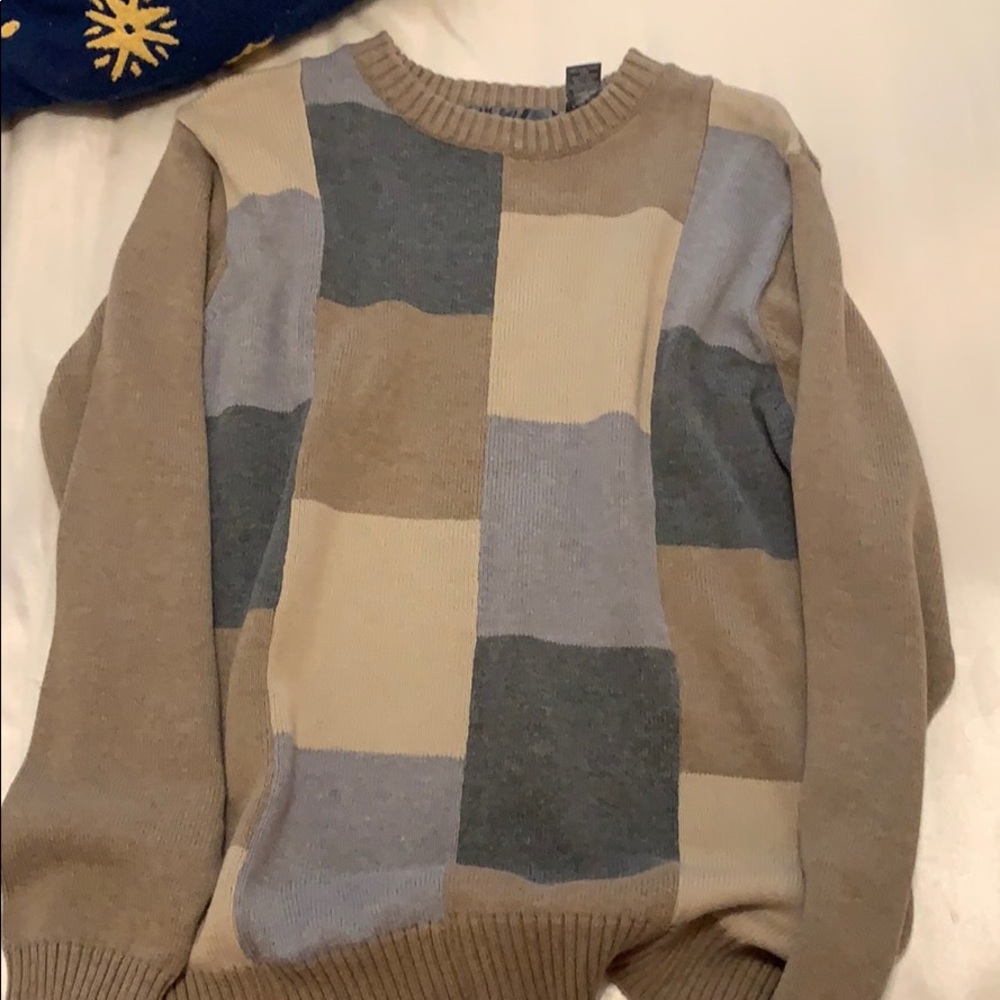 nwot colorblocked sweater